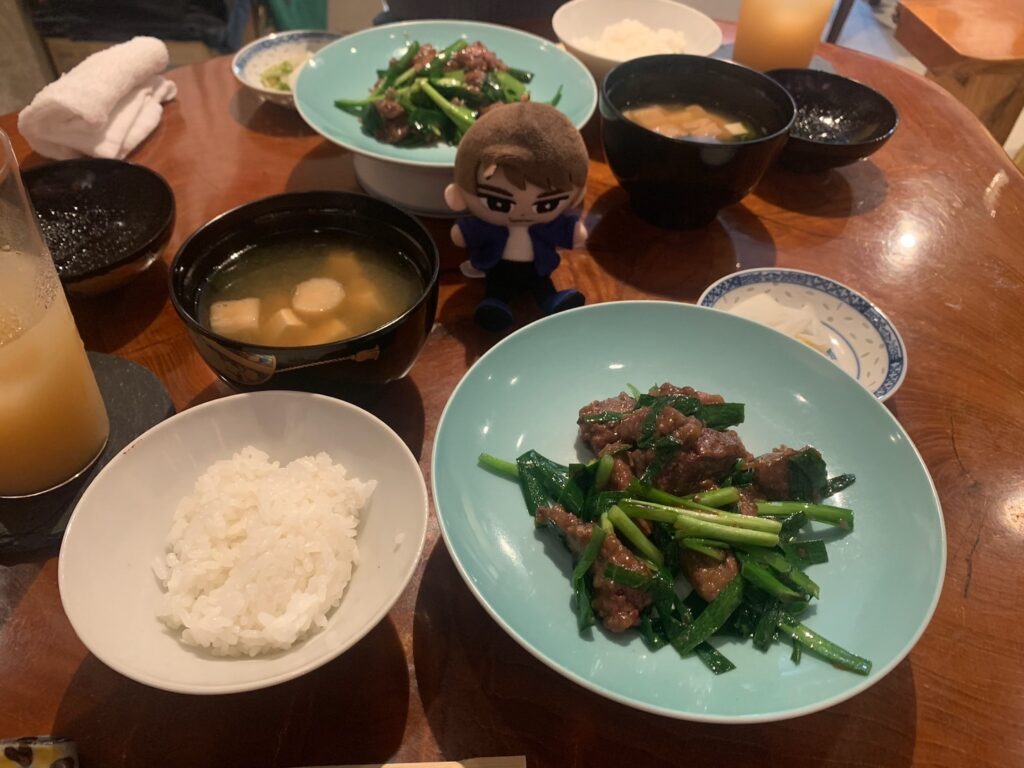 レバニラ炒め定食